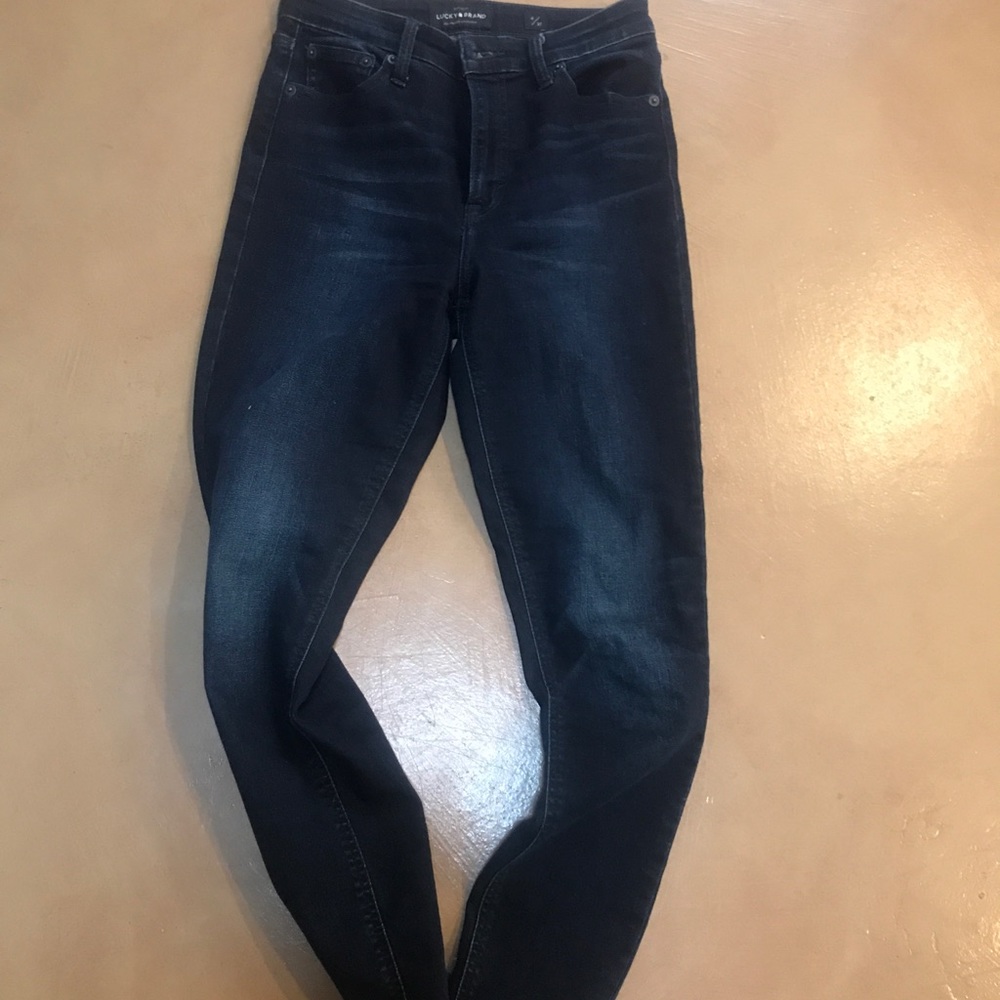EUC worn twice Lucky high waisted jeans size 27/4
